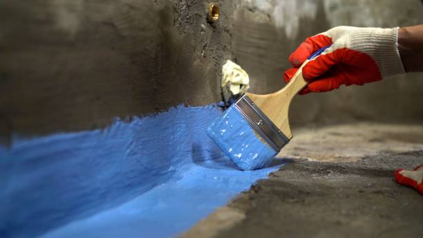 Commercial Waterproofing project at a Gypsum, OH business property by SJ Waterproofing Pros